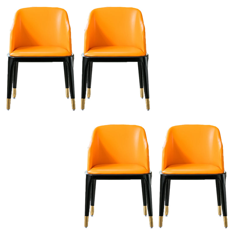 Kitchen Home Upholstered Dining Chairs Faux Leather Parsons Chair