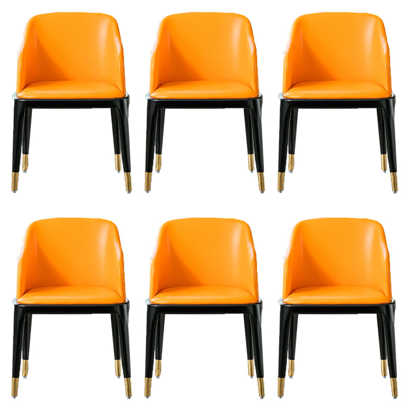 Kitchen Home Upholstered Dining Chairs Faux Leather Parsons Chair