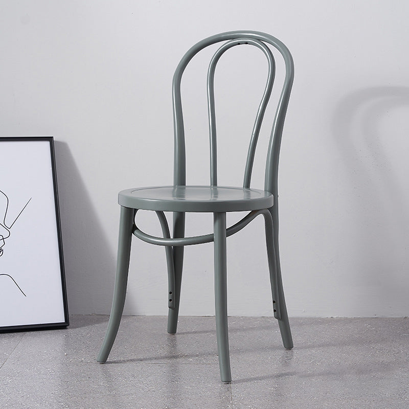 Solid Wood Side Chair Modern Windsor Indoor Dining Chair for Home