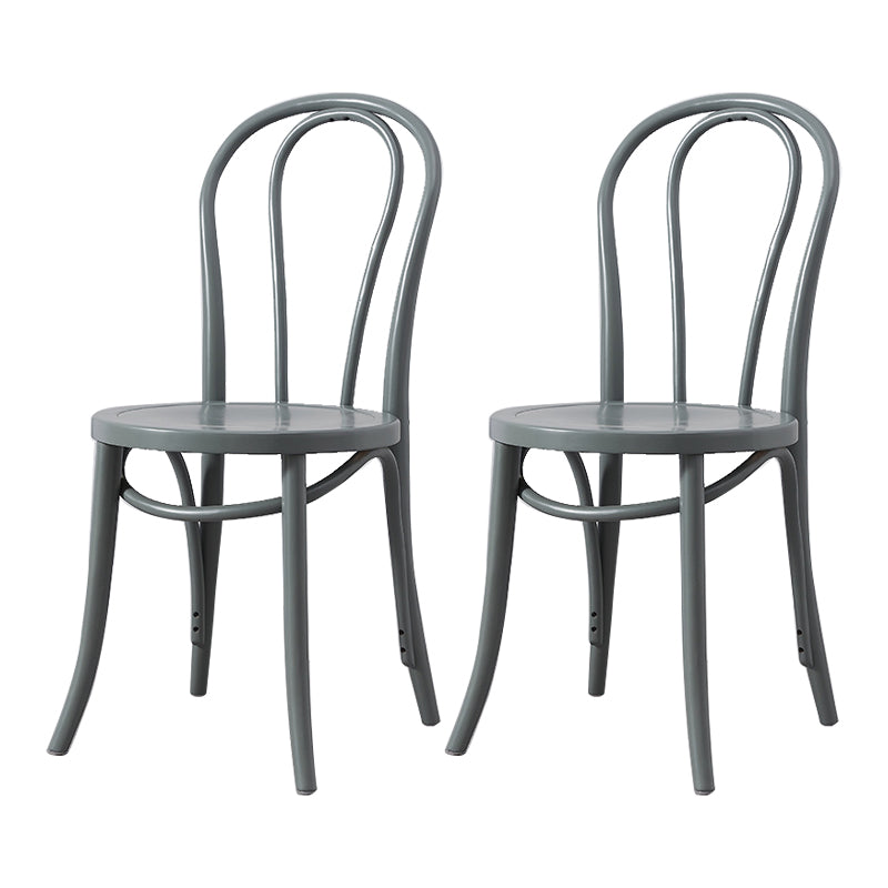 Solid Wood Side Chair Modern Windsor Indoor Dining Chair for Home