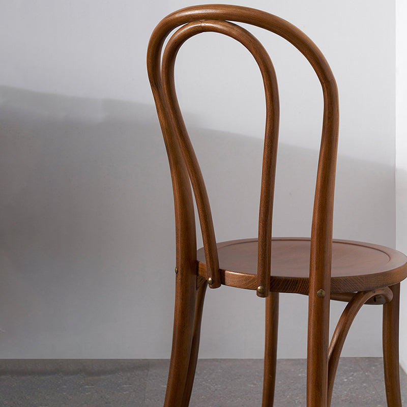 Solid Wood Side Chair Modern Windsor Indoor Dining Chair for Home