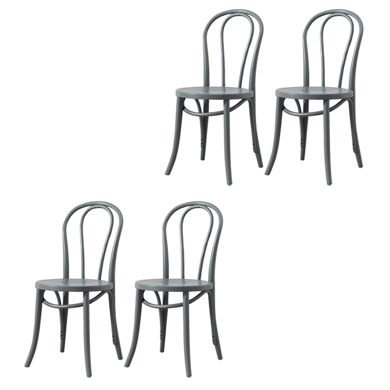 Solid Wood Side Chair Modern Windsor Indoor Dining Chair for Home