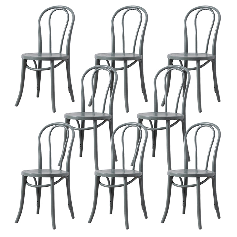 Solid Wood Side Chair Modern Windsor Indoor Dining Chair for Home