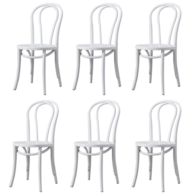 Solid Wood Side Chair Modern Windsor Indoor Dining Chair for Home