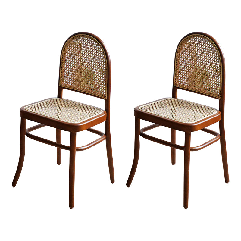 Solid Wood Side Chair Modern Indoor Dining Chair for Home Use