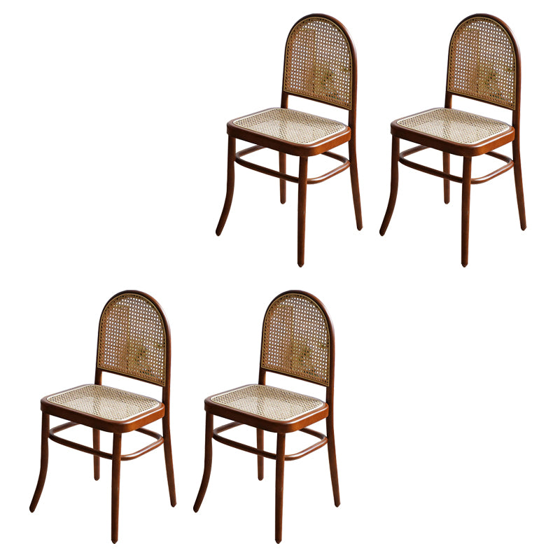 Solid Wood Side Chair Modern Indoor Dining Chair for Home Use