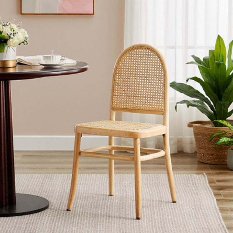 Solid Wood Side Chair Modern Indoor Dining Chair for Home Use