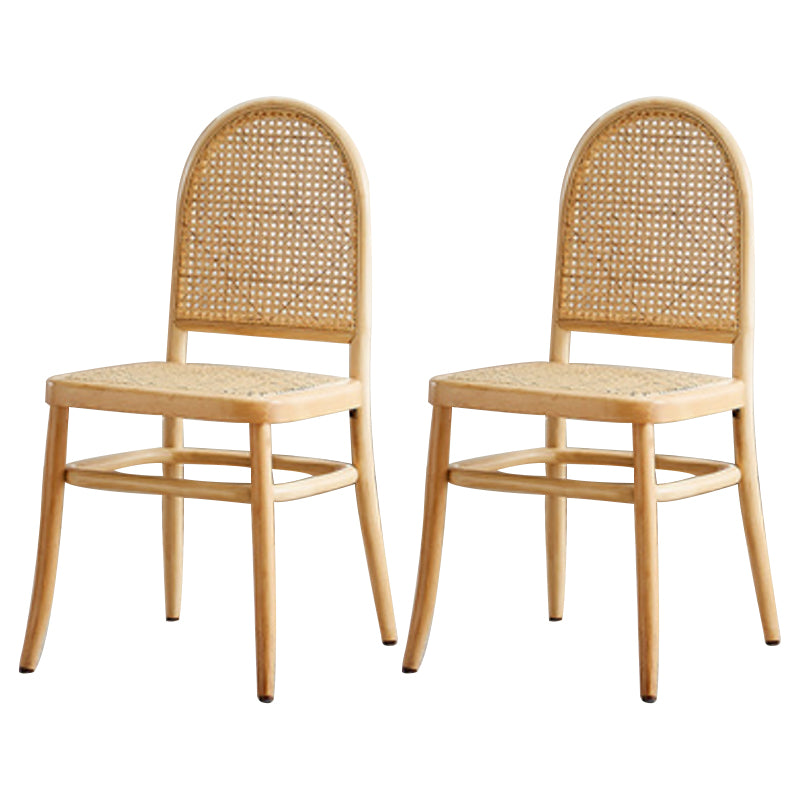 Solid Wood Side Chair Modern Indoor Dining Chair for Home Use