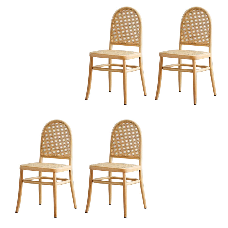 Solid Wood Side Chair Modern Indoor Dining Chair for Home Use