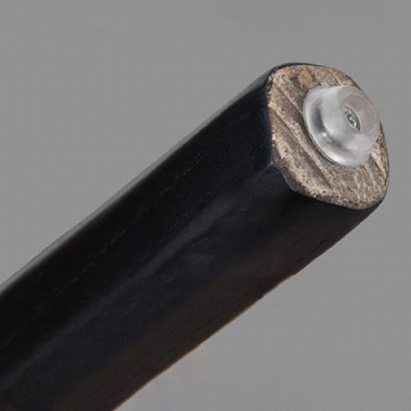 Industrial Solid Wood Dining Chair Faux Leather Side Chair with Upholstered