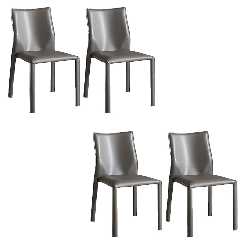Dining Room Home Side Chair Faux Leather Dining Chairs with Upholstered