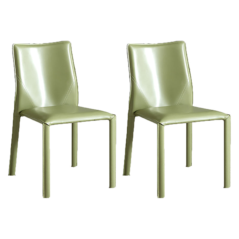 Dining Room Home Side Chair Faux Leather Dining Chairs with Upholstered