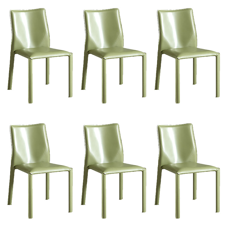 Dining Room Home Side Chair Faux Leather Dining Chairs with Upholstered