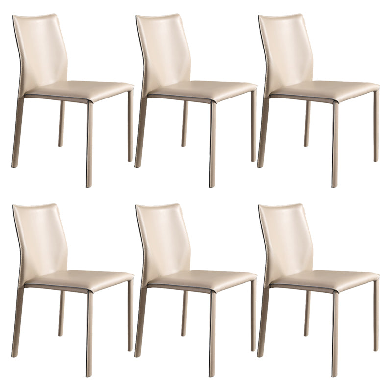 Dining Room Home Side Chair Faux Leather Dining Chairs with Upholstered
