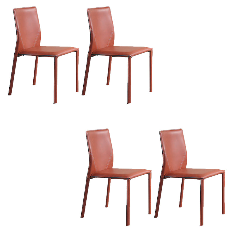 Dining Room Home Side Chair Faux Leather Dining Chairs with Upholstered