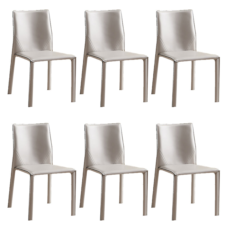 Dining Room Home Side Chair Faux Leather Dining Chairs with Upholstered