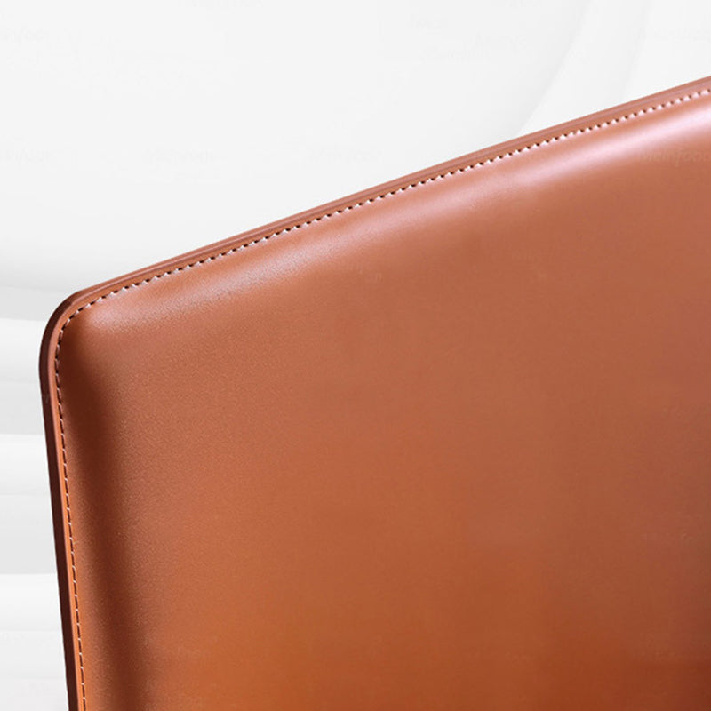 Dining Room Upholstered Chair Leather Kitchen Wingback Chair