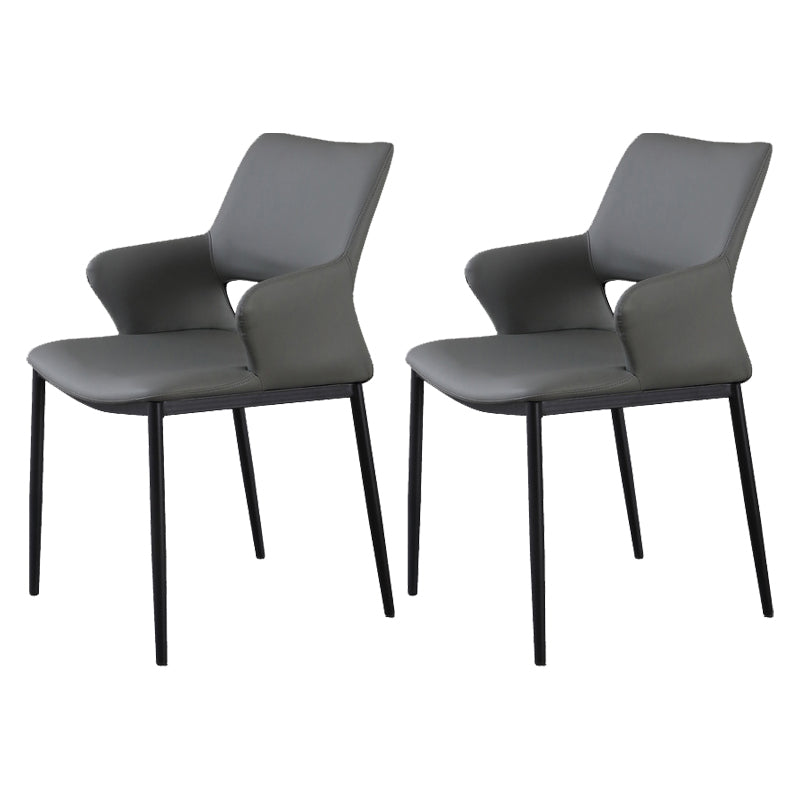 Open Back Dining Chair Contemporary Indoor Dining Side Chair