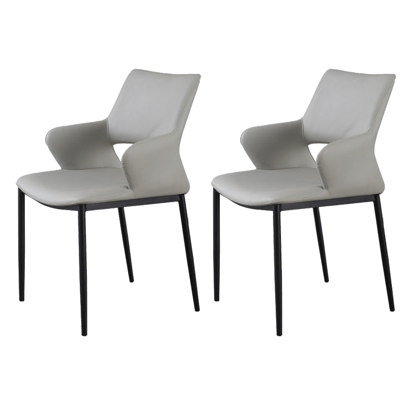 Open Back Dining Chair Contemporary Indoor Dining Side Chair