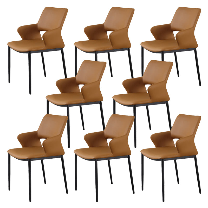 Open Back Dining Chair Contemporary Indoor Dining Side Chair