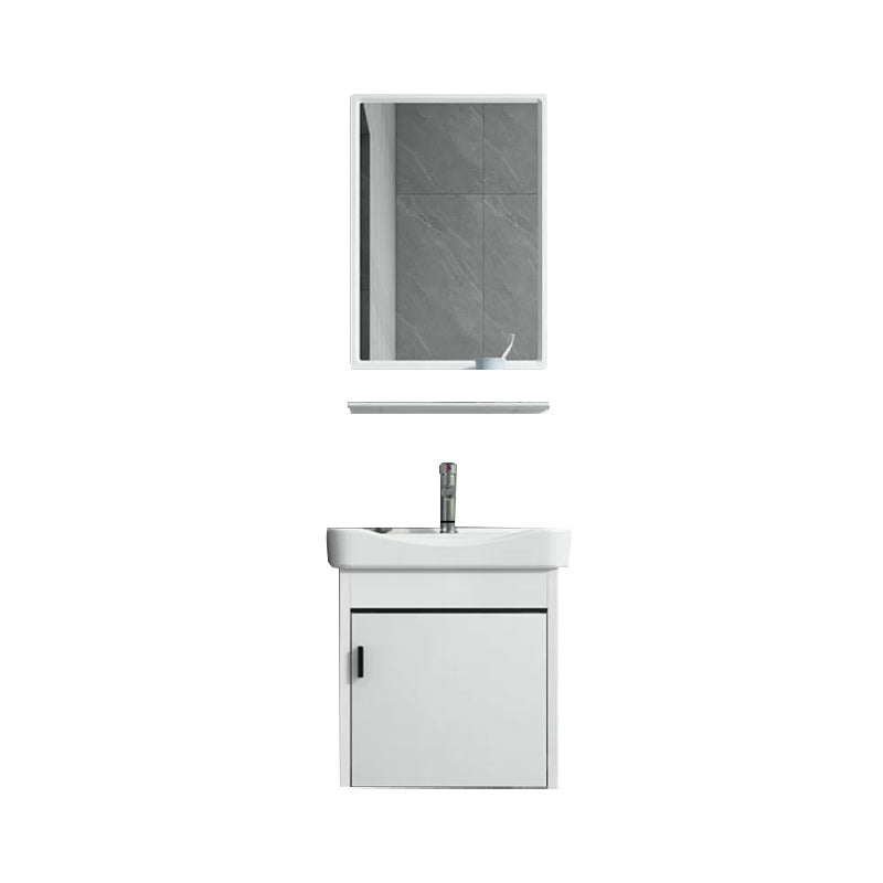 Wall-mounted Bathroom Vanity Modern Single-Sink Space Saver Vanity