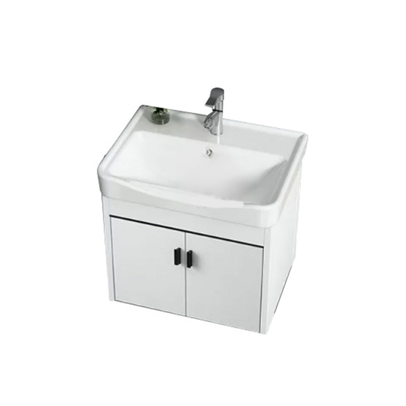 Wall-mounted Bathroom Vanity Modern Single-Sink Space Saver Vanity