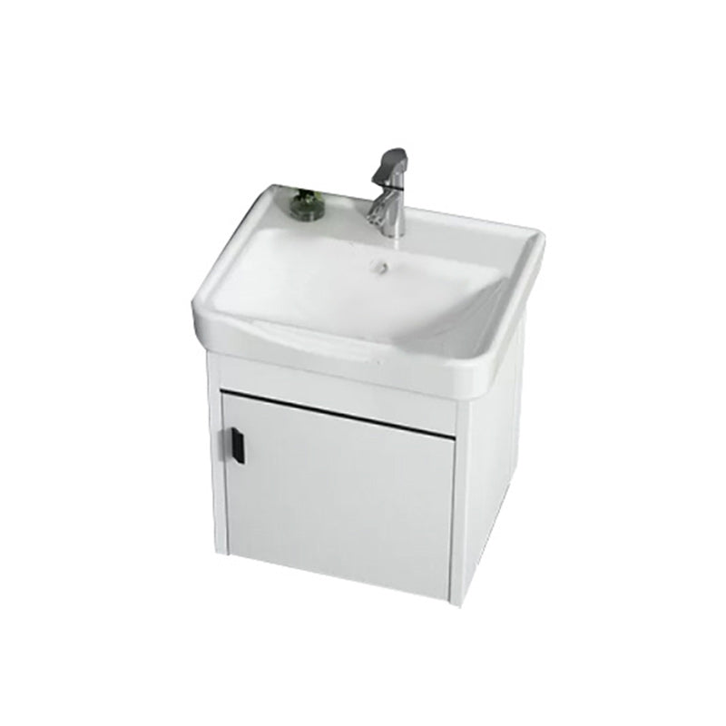 Wall-mounted Bathroom Vanity Modern Single-Sink Space Saver Vanity