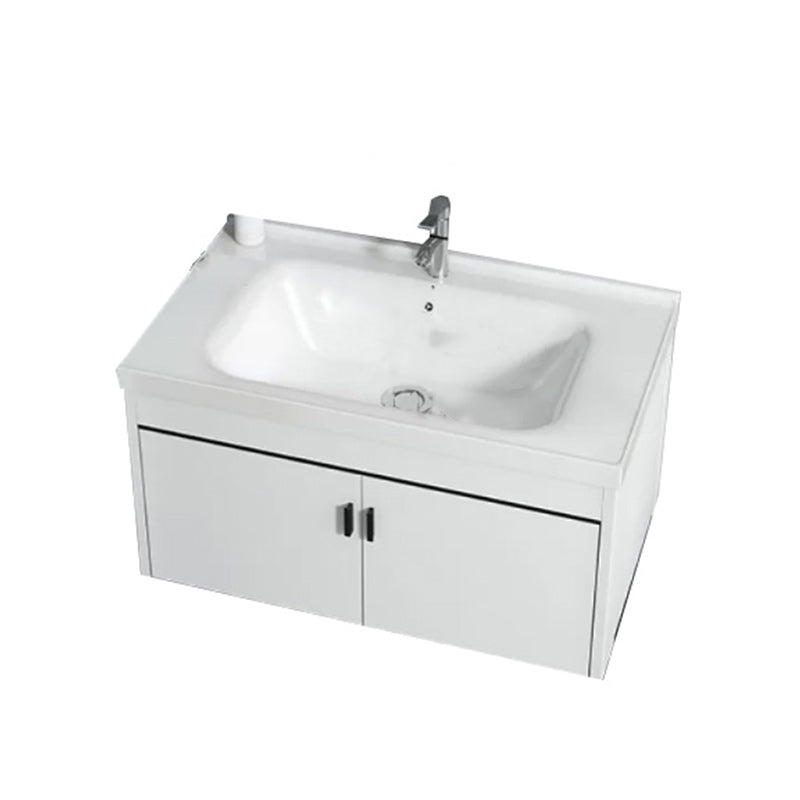 Wall-mounted Bathroom Vanity Modern Single-Sink Space Saver Vanity