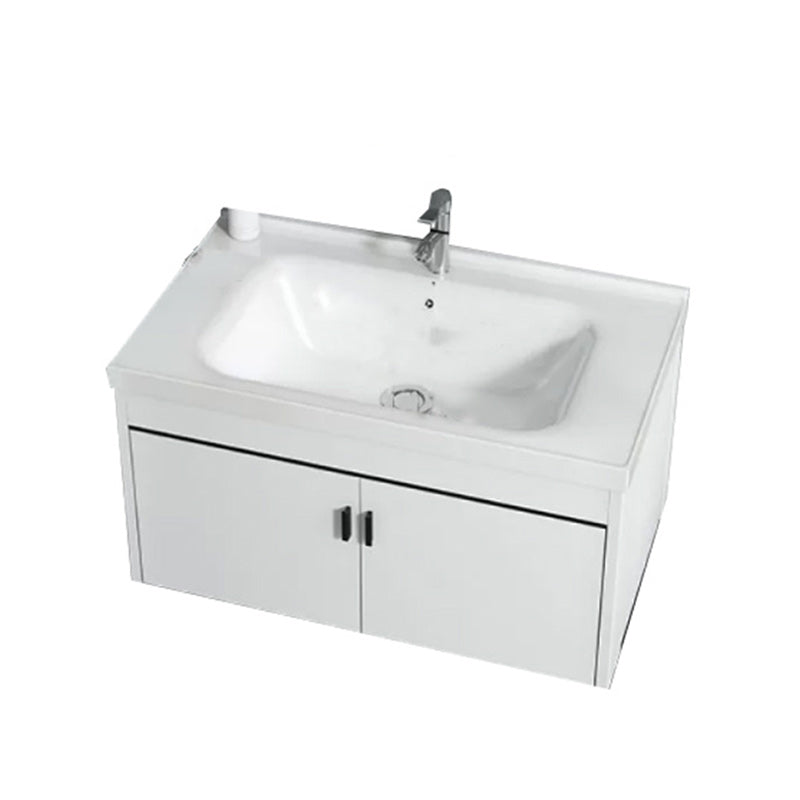 Wall-mounted Bathroom Vanity Modern Single-Sink Space Saver Vanity