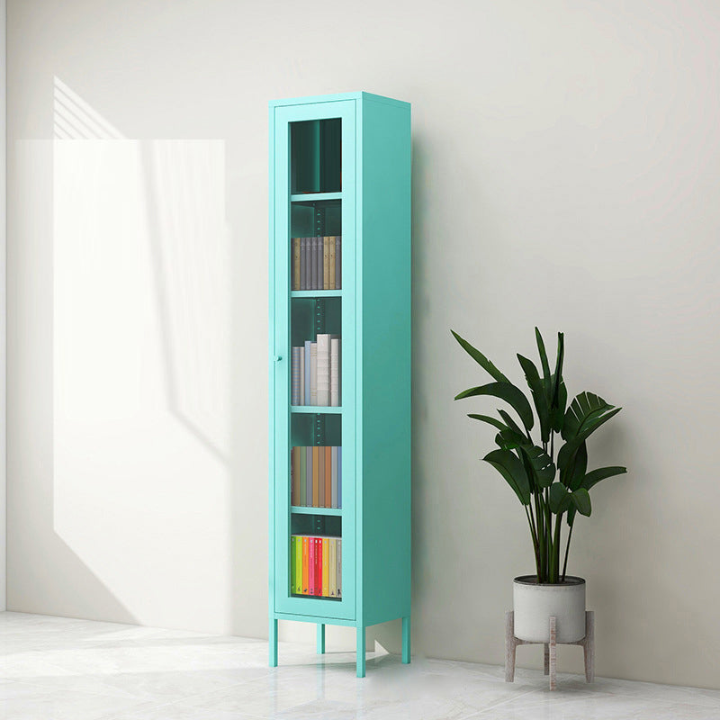 Modern Filing Cabinet Glass Storage Shelves and Pedestal Vertical File Cabinet