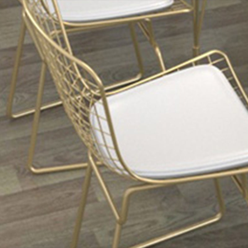 Modern 1/2/5/7 Pieces Dining Furniture Faux Marble Top Rectangle Dining Set for Home