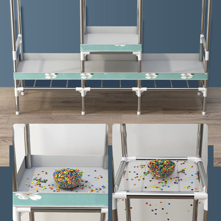 Contemporary Style Metal Wardrobe Cloth Rod Included Wardrobe Closet with Legs