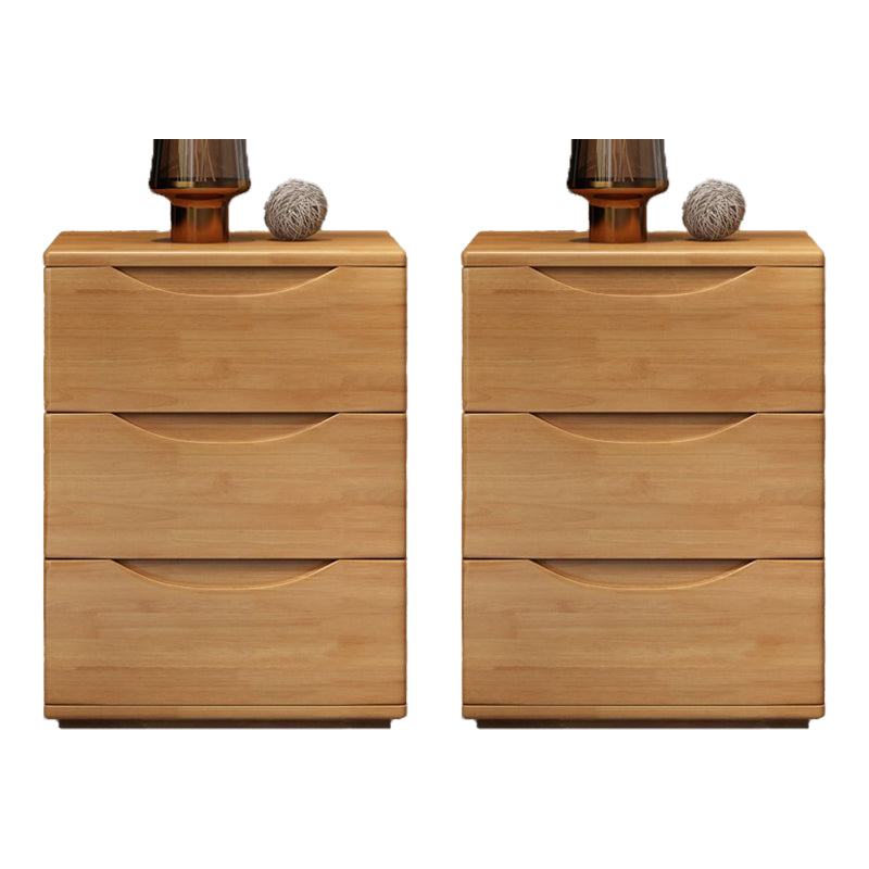 3 Drawers Contemporary Accent Table Nightstand Antique Finish Nightstand