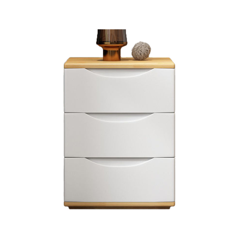 3 Drawers Contemporary Accent Table Nightstand Antique Finish Nightstand