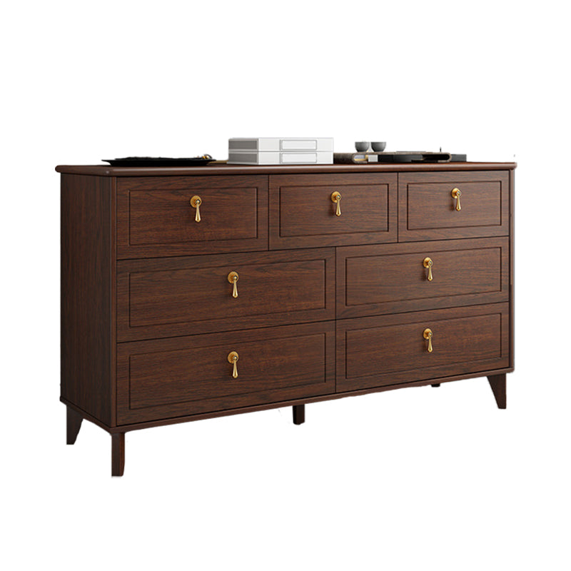 Contemporary Glam Storage Chest Dresser Wooden Chest with Drawers