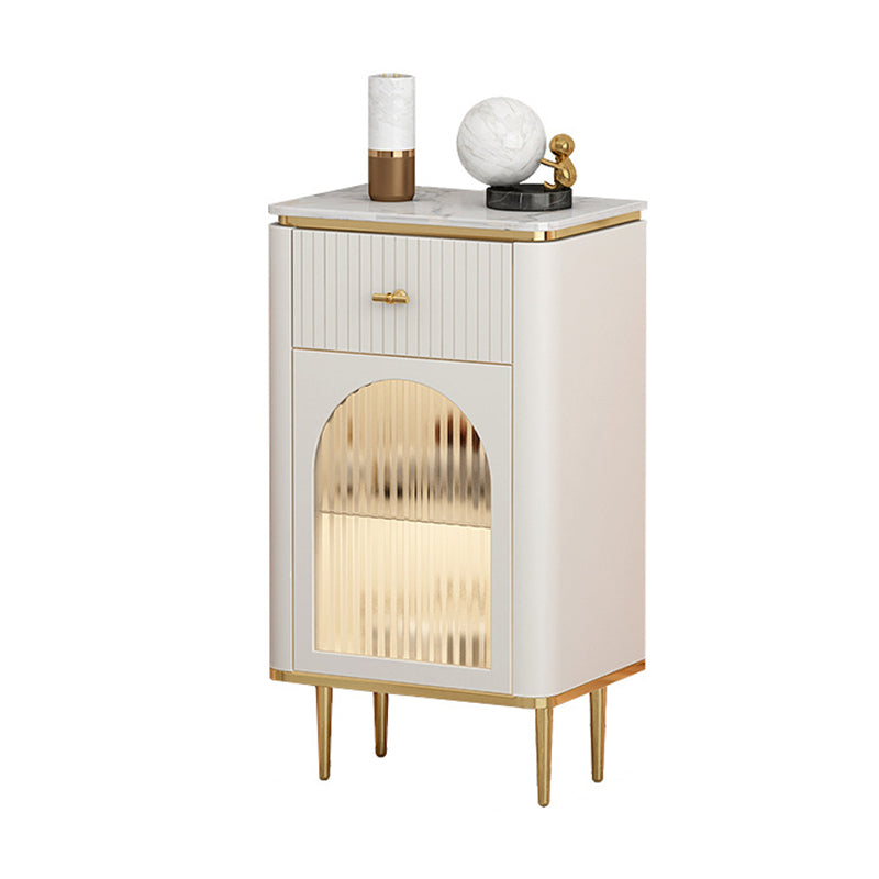 11.7 Inch Width Storage Chest Classic Glam Dresser with 1/2/3 Drawers