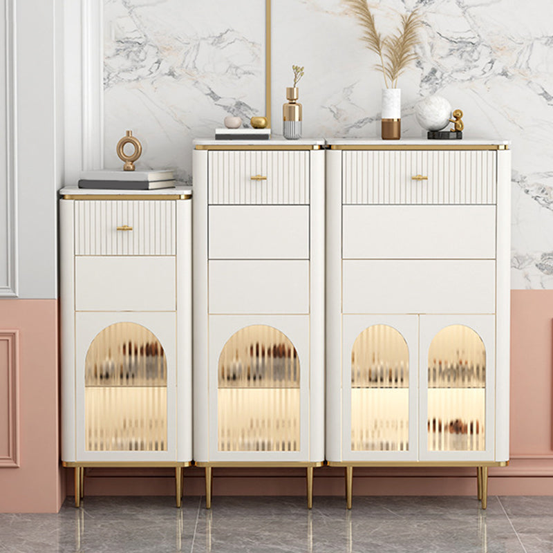 11.7 Inch Width Storage Chest Classic Glam Dresser with 1/2/3 Drawers