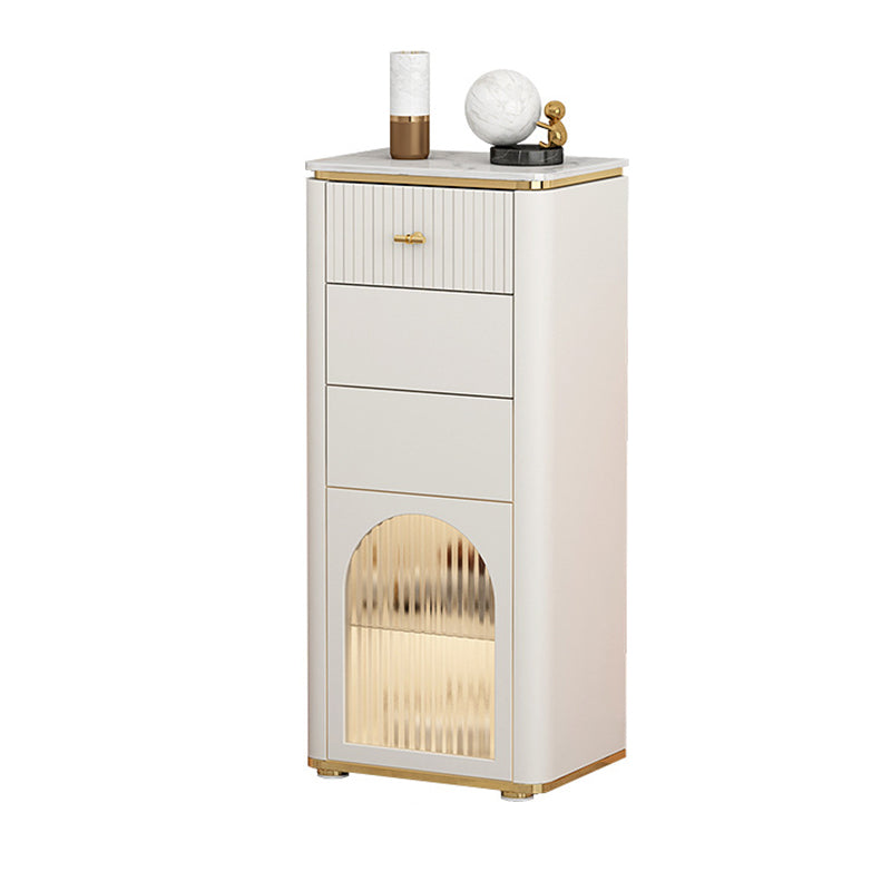 11.7 Inch Width Storage Chest Classic Glam Dresser with 1/2/3 Drawers