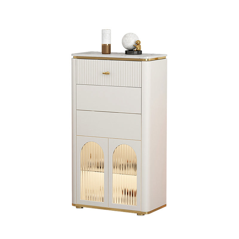 11.7 Inch Width Storage Chest Classic Glam Dresser with 1/2/3 Drawers