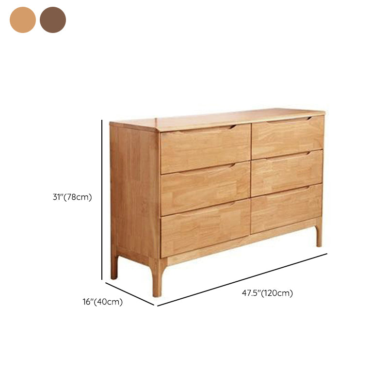 15.6" Width Solid Wood Storage Chest Dresser Modern Storage Chest