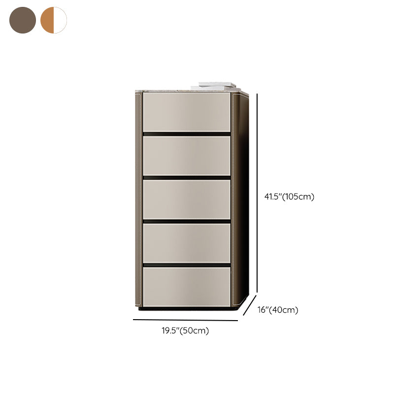 Modern Storage Chest Dresser Stone Storage Chest with 2/3/4/5 Drawers