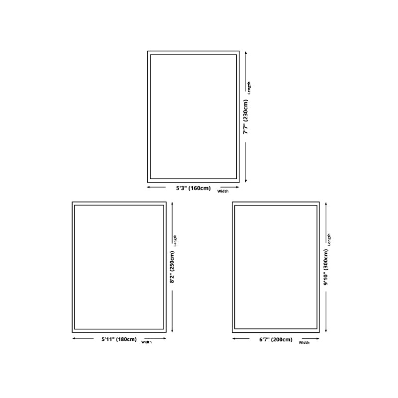 Modern Striped Carpet Polyester Grey Carpet Tear Resistant Carpet for Living Room