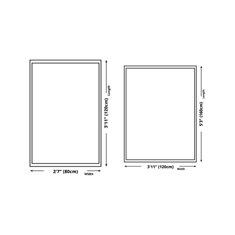 Modern Green Rug Polyester 3D Print Rug Tear Resistant Rug for Drawing Room