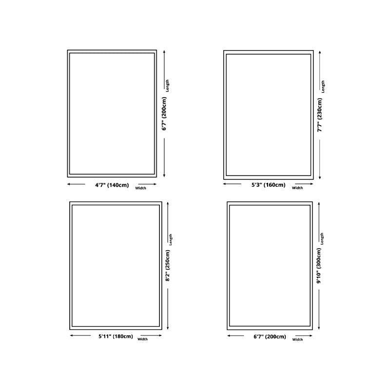 Light Grey Modern Rug Polyester Irregularity Line Rug Washable Rug for Living Room