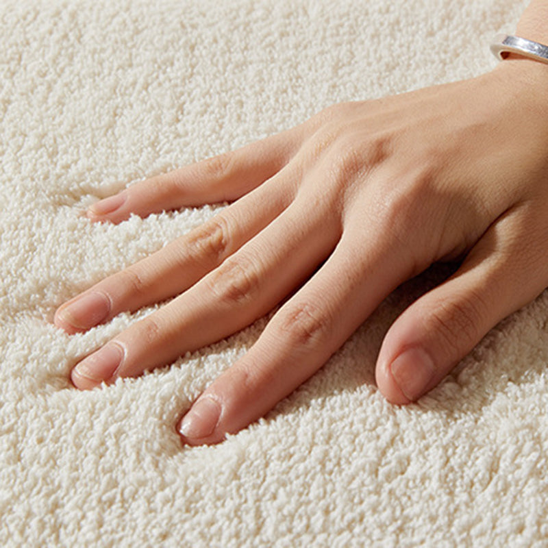 Sapphire Modern Rug Polyester Check Pattern Rug Washable Rug for Living Room