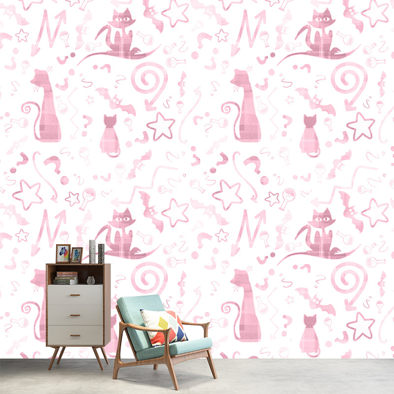 Modern Style Illustration Mural Wallpaper Animal Indoor Wall Mural