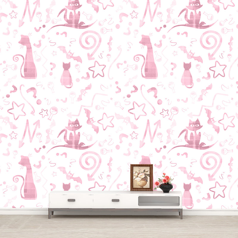 Modern Style Illustration Mural Wallpaper Animal Indoor Wall Mural