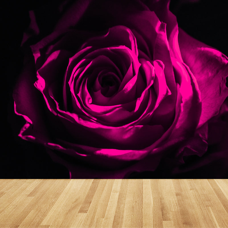 Flower Mildew Resistant Wallpaper Illustration Sleeping Room Wall Mural