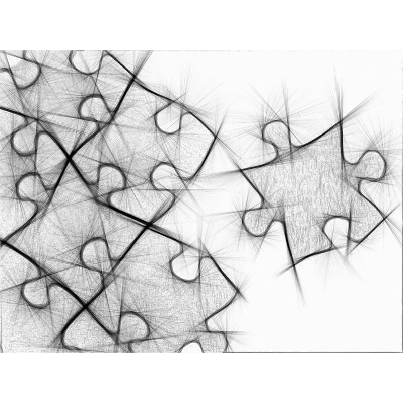 Eco-friendly Illustration Wall Mural Wallpaper Geometry Decoration Sitting Room Wall Mural