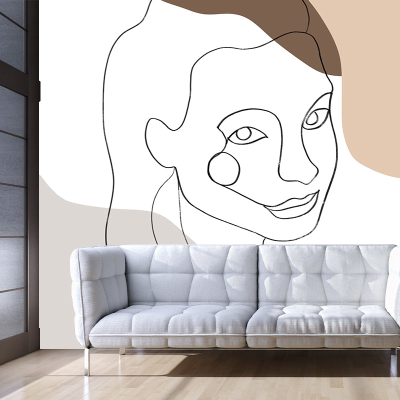 Environment Friendly Mural Wallpaper Portraiture Bedroom Wall Mural